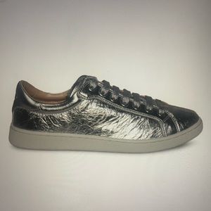 UGG Milo Metallic Silver Sneakers